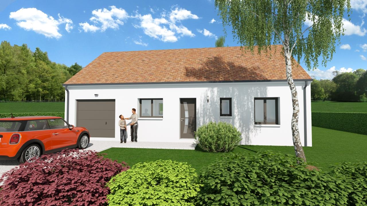 Modèle 2 chambres 70m² + Garage