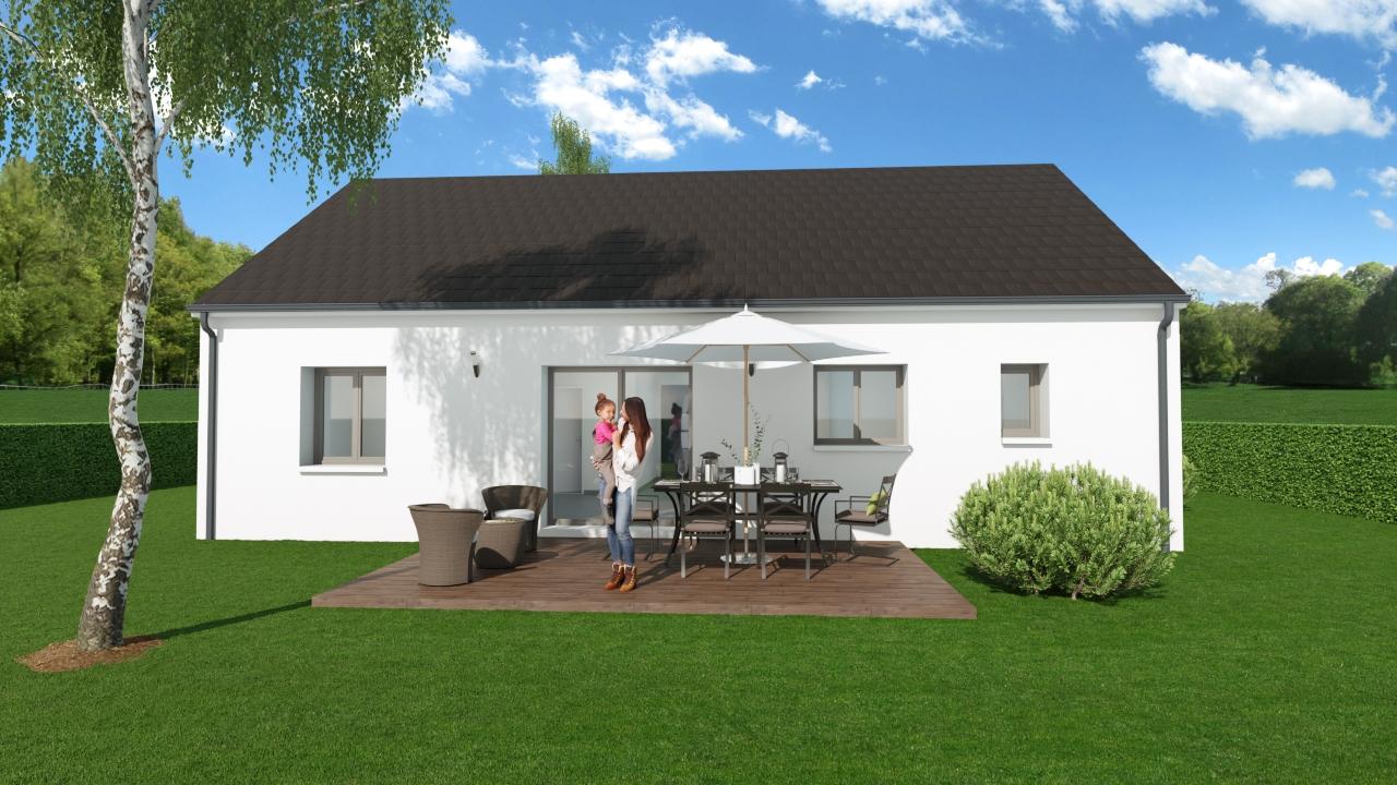 Modèle 2 chambres 70m² + Garage