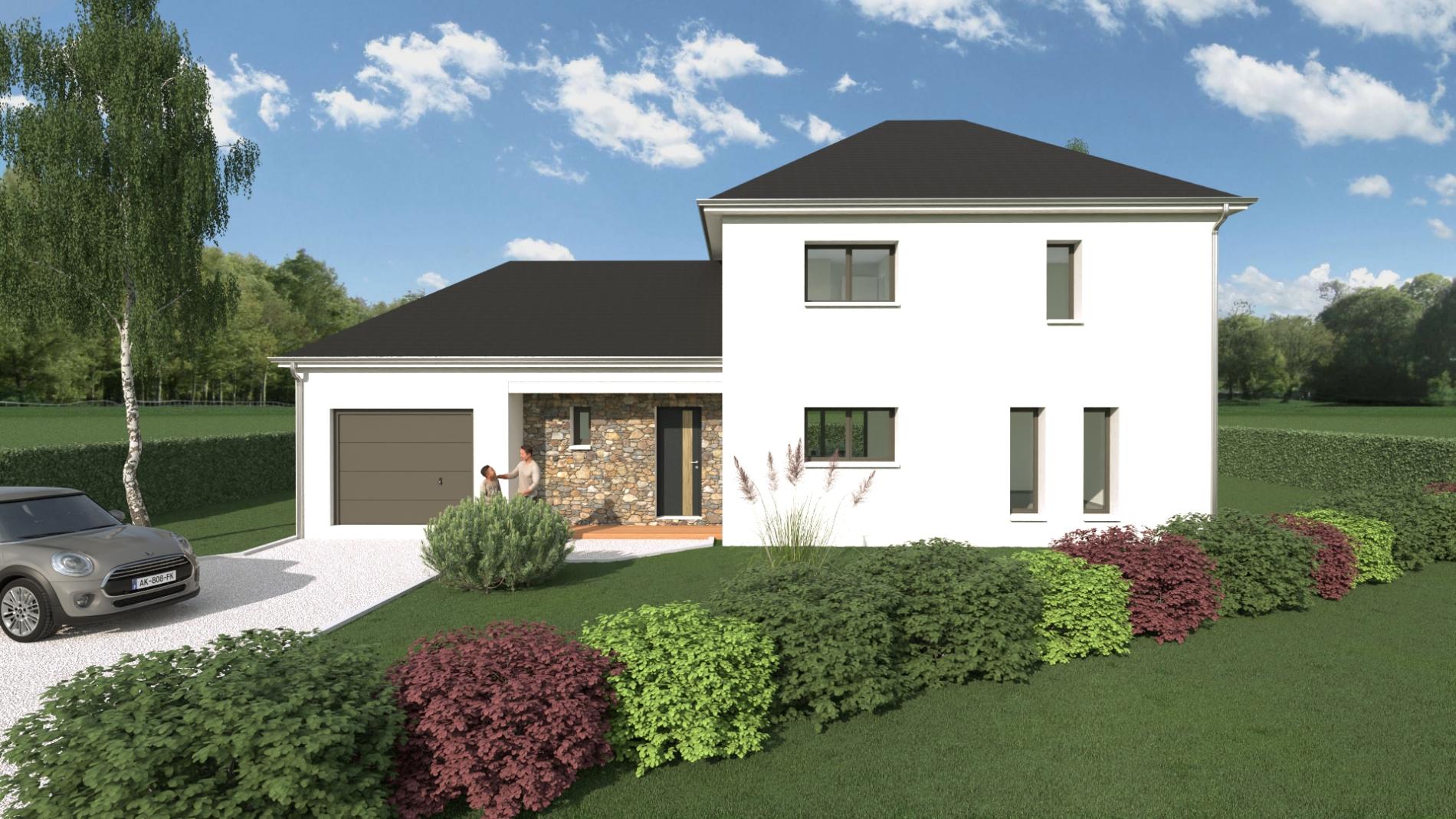 Modèle 3 chambres 117m² + Garage